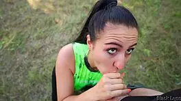 I Made My Fitness Trainer Suck My Fat Cock And Cum All Over Her Face