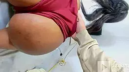 Sexo anal con morena hermosa de culo grande