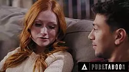 caught the furious milf fucking the petite redhead on security cam