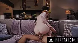 caught the furious milf fucking the petite redhead on security cam