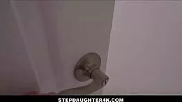 stepdaughter4k - skinny teen stepdaughter seduces her big dick stepdad after getting out of class pov - julia james jay rock