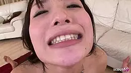 Multiple Cumshots In Mouth And Pussy For Skinny Japanese Teen At Uncensored Jav Christmas Group Sex Orgy