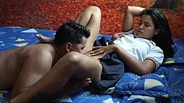 Student begs for rough doggystyle fucking