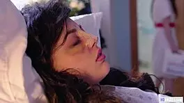 Strange hospital with lesbian nurses and doctors - Whitney Wright, Casey Calvert, Ryan Keely, Sarah Vandella