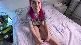 Intense pov blowjob on shaved pussy!