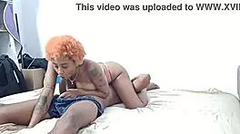 young ebony babe worships big cock in bahia