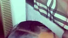 My little 18+ shy girl caught on her knees sucking big black cocks again 😏