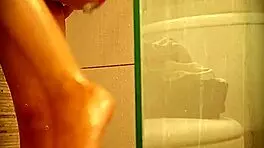 secretary milet shaves pussy under skirt on hidden cam