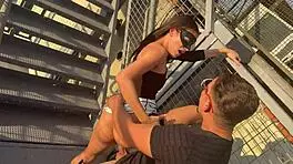 transei na escada com meu chefe