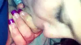 Teen Slut Sucks And Swallows Cum