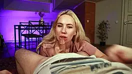 My Hairdresser Came Over For A Blowjob