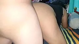 Single Mom Watches TV While Kids Play Outside