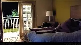 hot young couple caught in motel passion