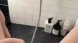 hot aesthetic girl masturbates in sunny shower, teen amateur from saudi arabia in los angeles usa