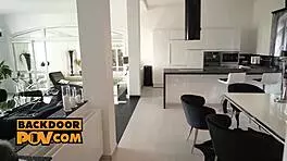 POV - PETITE 18+ ASS TO FUCK AFTER BRIBARY WITH ELENA LUX!