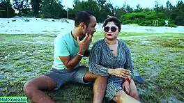 indian beautiful girl enjoys fantasy sex in outdoor jungle