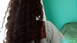 why is this sexy brunette on all fours craving that big cock deep inside her