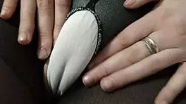 oh my god, her camel toe looks so fucking amazing in this hot pussy amateur video, bent over and tight