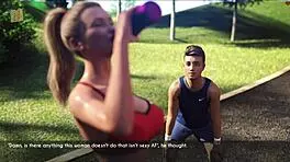 A Wife And Stepmother Out For A Jog