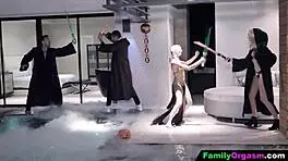 Familyorgasm - Fencer Step-Fathers Leading Their Stepdaughters to the Dark Side