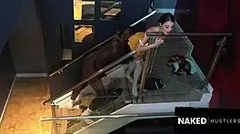 i'm putting this big black dick deep into the petite white chick's cervix