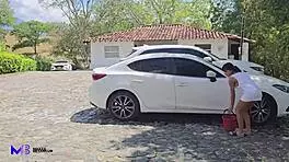 Sex In A Public Car Wash - Max Betancur And Athenea Rosse