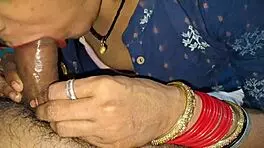 desi village bhabhi giving best massage and end up with cum in mouth