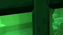 lucky dwarf catches inmates in deepthroat blowjob voyeur scene 😏