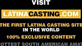big booty 18yo latina hottie rough pussy pounded in homemade casting