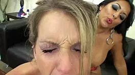 kiara mia and courtmey cummz ass fuck each other in wild lesbian action