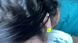 Slutty Brunette With Hard Tits Gives A Deep Blowjob To A Big Pink Cock