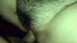 Pov hairy pussy of my teen 18+ gets passionate fucking with creampie.