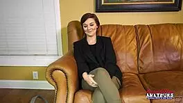 petite brunette cutie kylie sucks a cock and her pink sweet pussy fucked