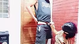 Pinay teen sucks cock