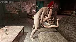 Marie rose feels intense pleasure in public exposure during fallout 4