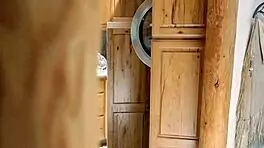 Beautiful petite girl bows down in POV for a hard challenge