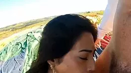 fudendo nas alturas - previa, young babe in lingerie gets licked and toyed