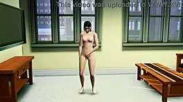 Helena from The Sims 4 masturbates her petite body to squirting orgasm