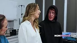 Blonde MILF freeused relentlessly at office hospital!