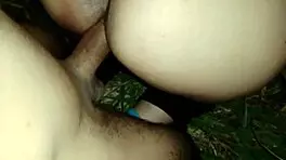 Fucking Latina Prostitute's Big Ass Pussy in the Bush