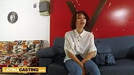 hot skinny colombian tattooed model gets anal pounding casting