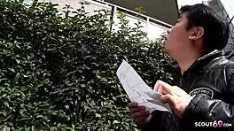 Jav Rbnb Nudist Couple Surprise Old Guy And Wife Give Him A Blowjob