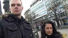 the cuckold watches his gf cum thanks to the rich guy