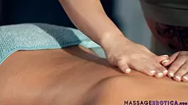 Oiled Lesbian Masseuses Scissored and Fingered Me to Sensual Cum