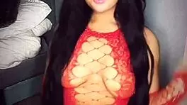 Horny british girl masturbates solo on webcam