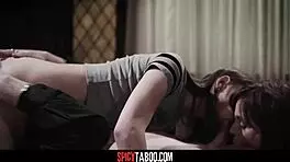 Teen gets her pussy railed by stepdad and stepmom