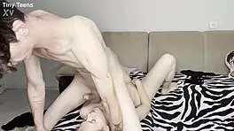 the barely LEGAL geek TEEN 18+ SUCKS dick and LICKS balls