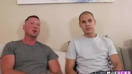 Horny Hotwife Double Teamed by Husband and Friend in Anal and Blowjob Action