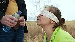 Explosive Outdoor Blowjob Game with Xsanyany!