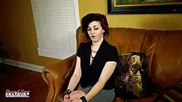 Inked Hottie Marci Enjoys To Dildo Fucks Her Pussy While Rubbing Her Tits